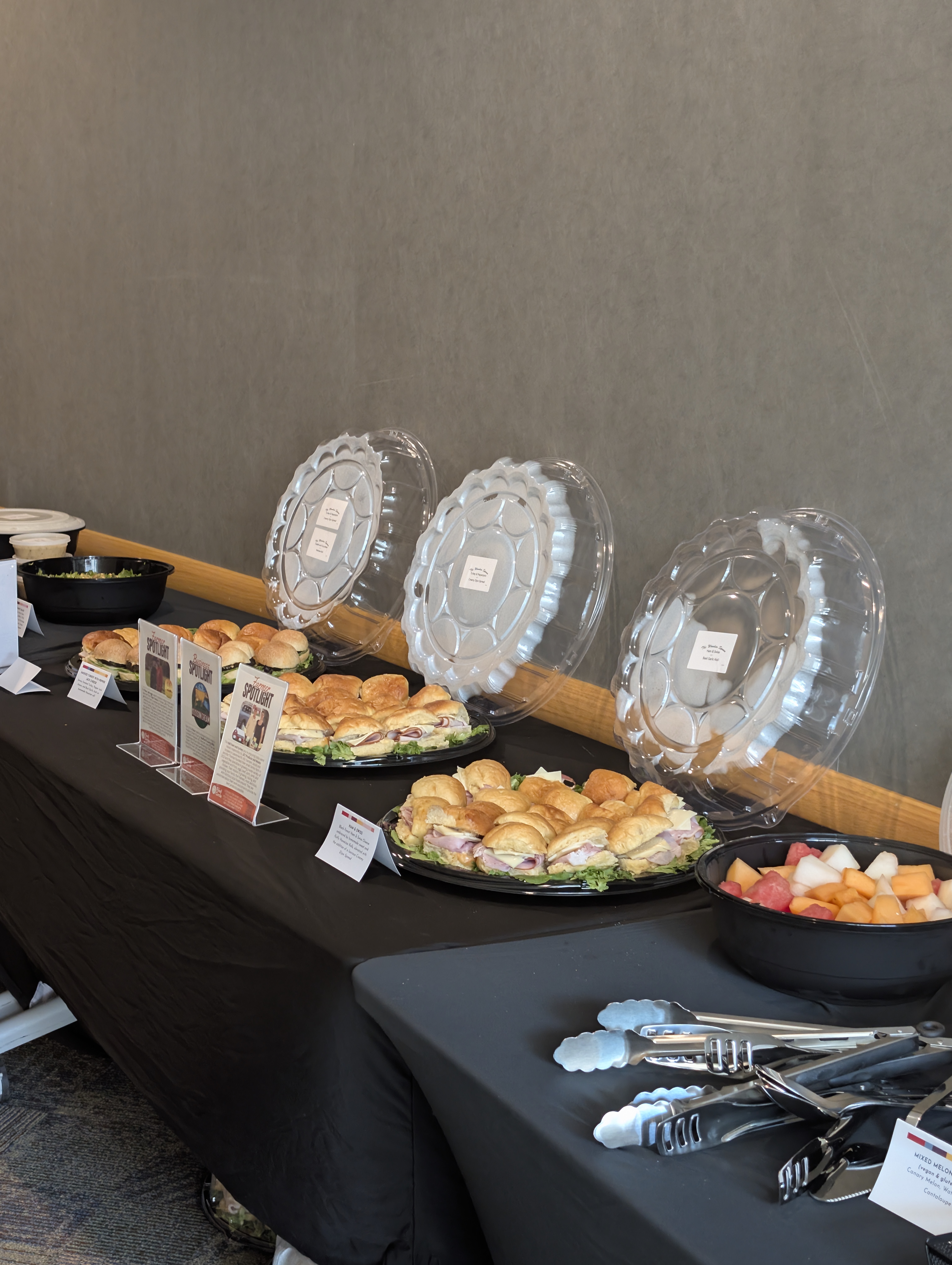 Catering for events and meetings